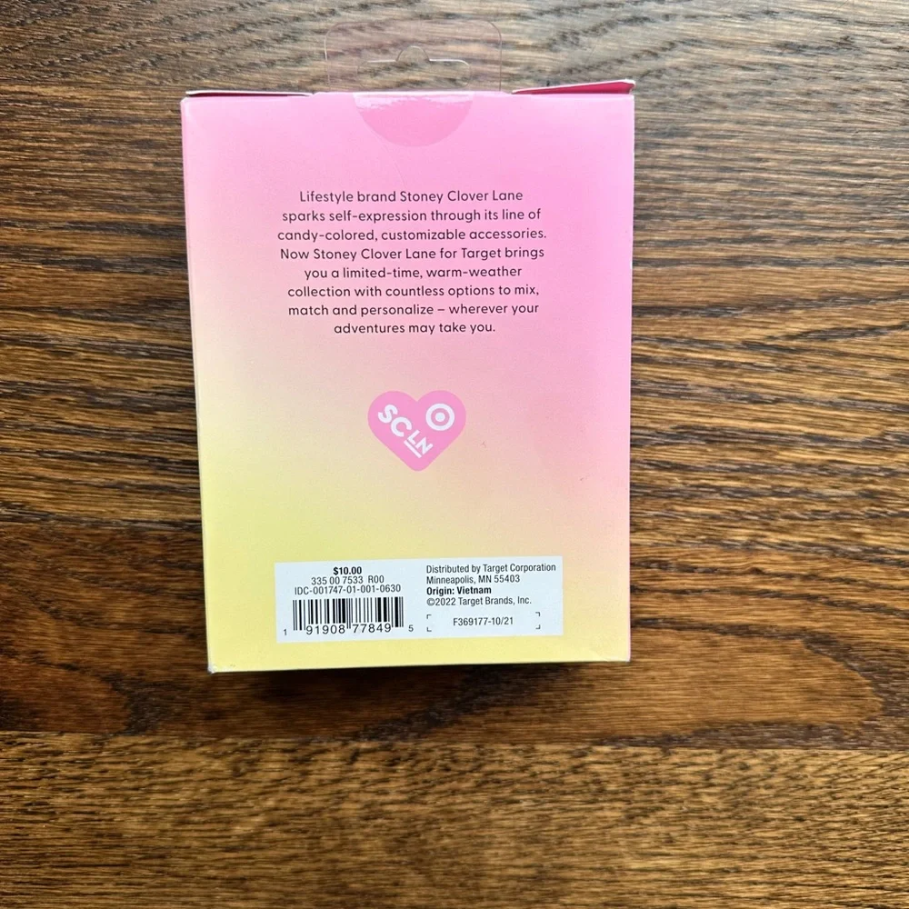 Stoney Clover Lane x Target Pink AirPod/Earbud Case Cover NIB